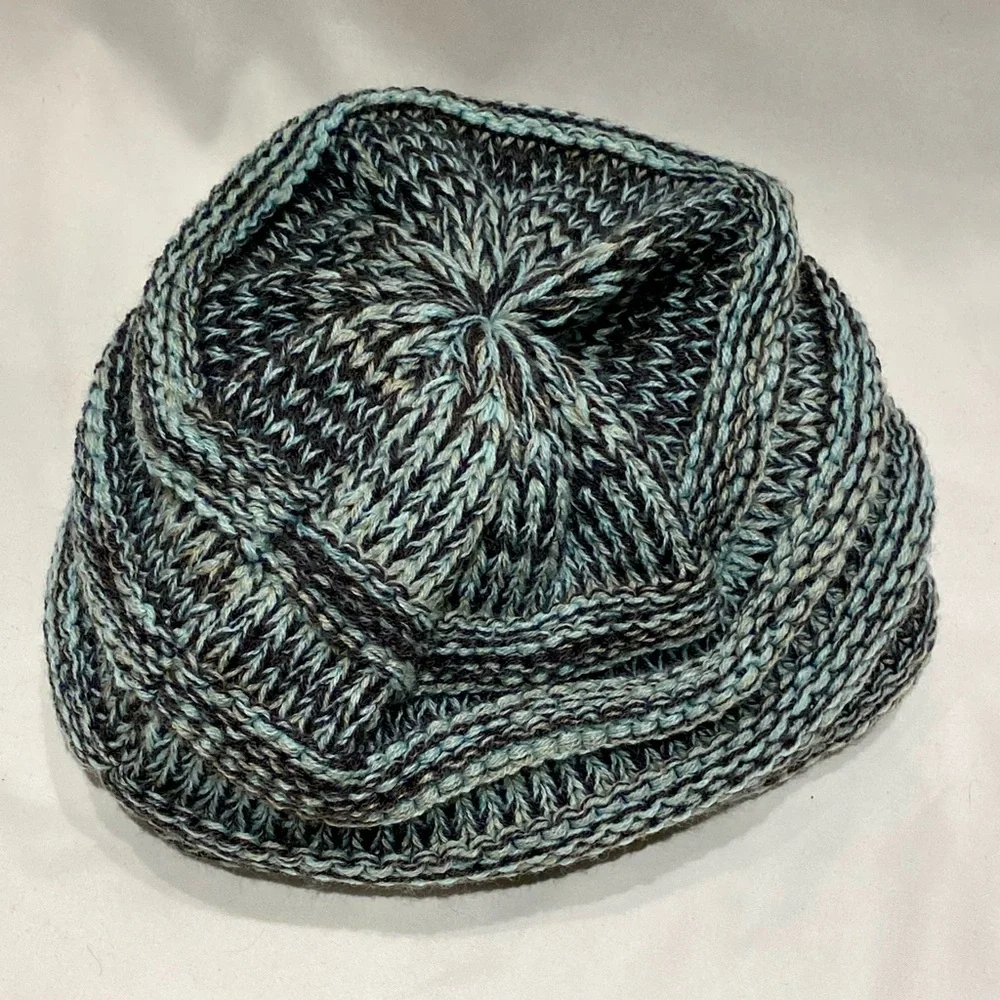 C.C Marled Mint & Charcoal Beanie